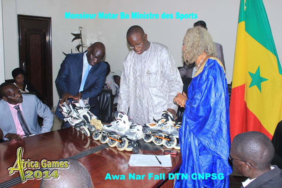 Les débuts du roller au Sénégal